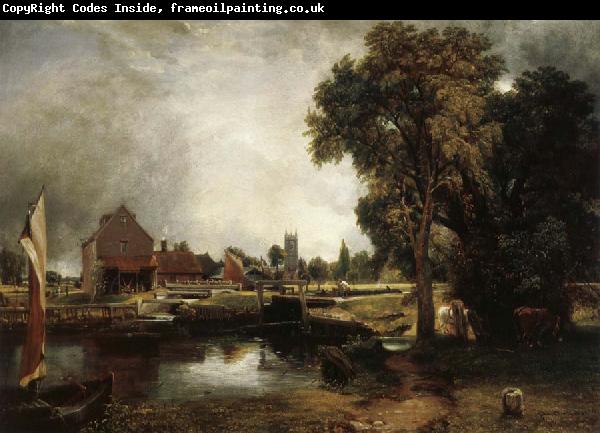 John Constable Dedham Lock and Mill